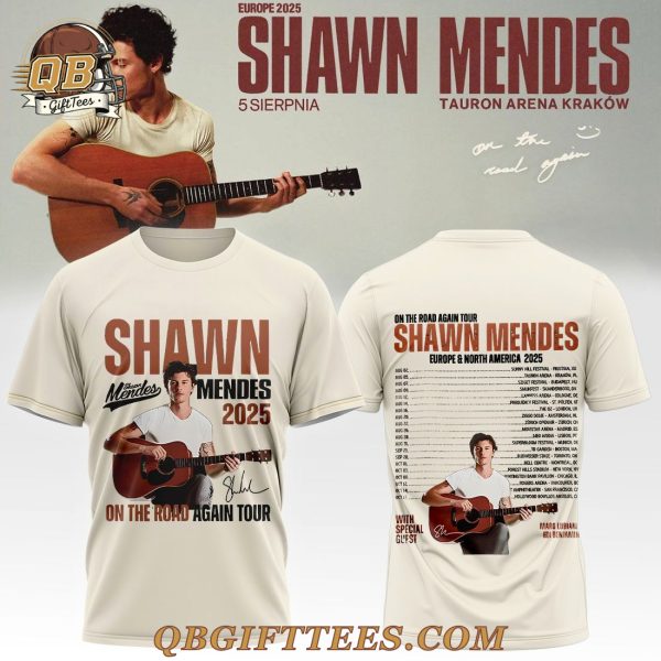 Shawn Mendes On The Road Again Tour Shirt
