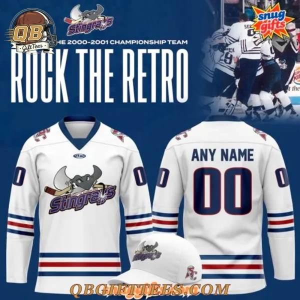 South Carolina Stingrays Rock the Retro Limited Edition Hockey Jersey
