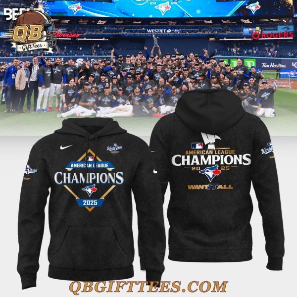 Toronto Blue Jay 2025 American League Champions Edition Hoodie