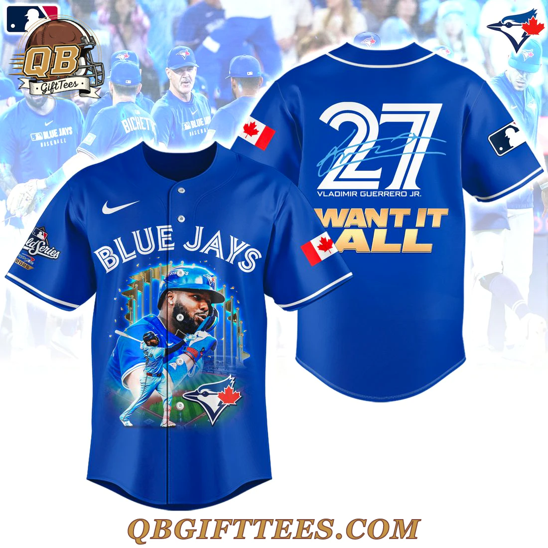 Toronto Blue Jays 2025 World Series Champions 2025 Baseball Jersey Toronto Blue Jays 2025 World Series Champions 2025 Baseball Jersey