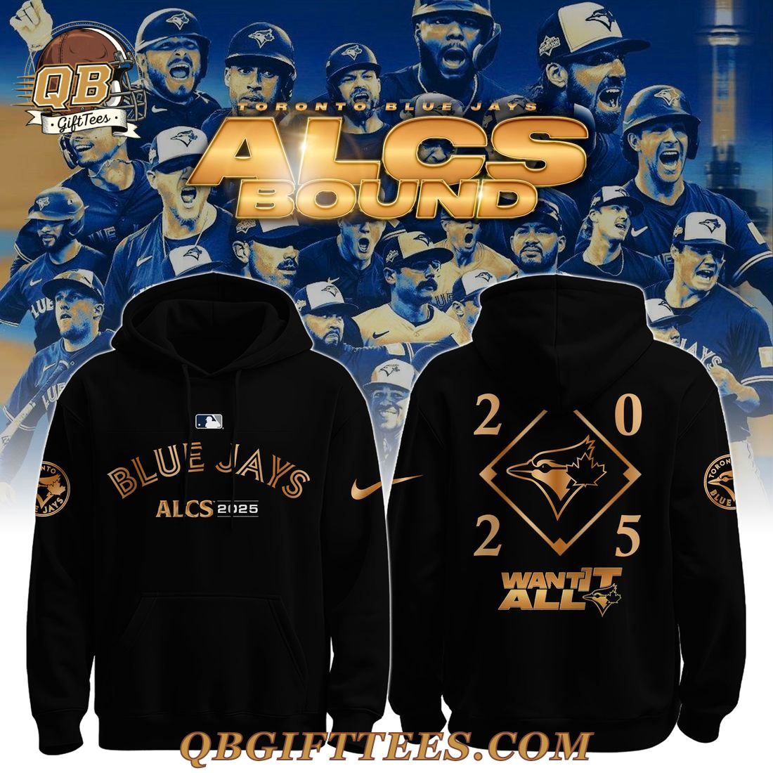 Toronto Blue Jays ALCS 2025 Edition Hoodie Toronto Blue Jays ALCS 2025 Edition Hoodie