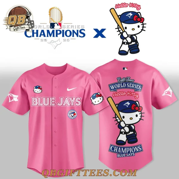 Toronto Blue Jays x Hello Kitty 2025 World Series Champions 2025 Edition For Fan Hoodie