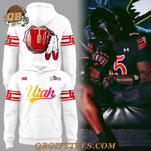 Utah Utes 2025 Hand Painted Helmets Limited Edition Hoodie