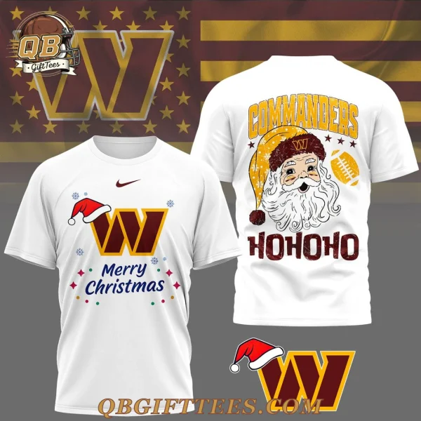 Washington Commanders Premium NFL Merry Christmas Santa Claus Special Edition Shirt