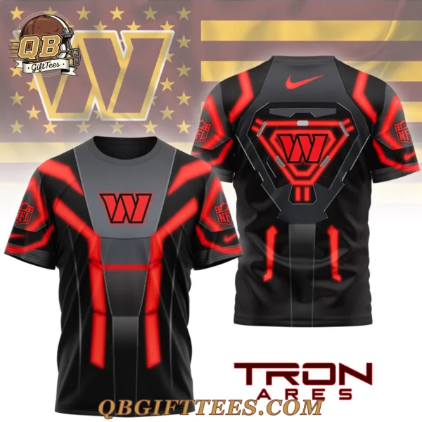 Washington Commanders Sci-Fi Tron Ares Special Edition T-Shirt