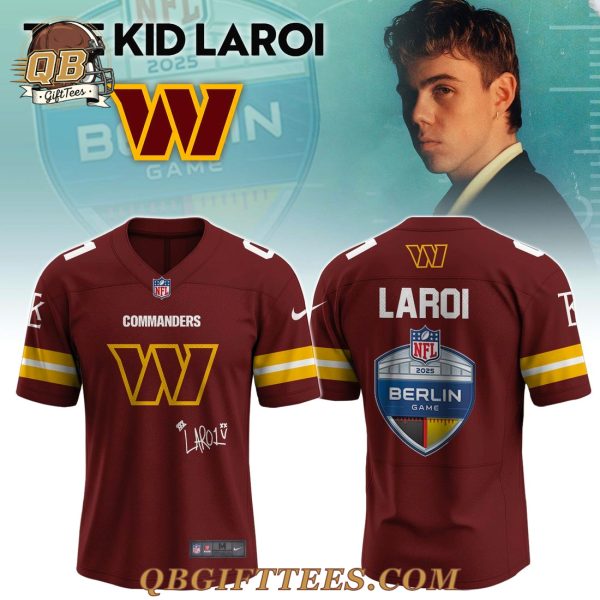 Washington Commanders x The Kid LAROI Berlin Game 2025 Edition Jersey
