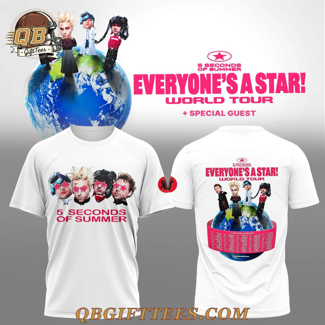 5 Seconds Of Summer Everyones A Star T-Shirt 5 Seconds Of Summer Everyones A Star T-Shirt