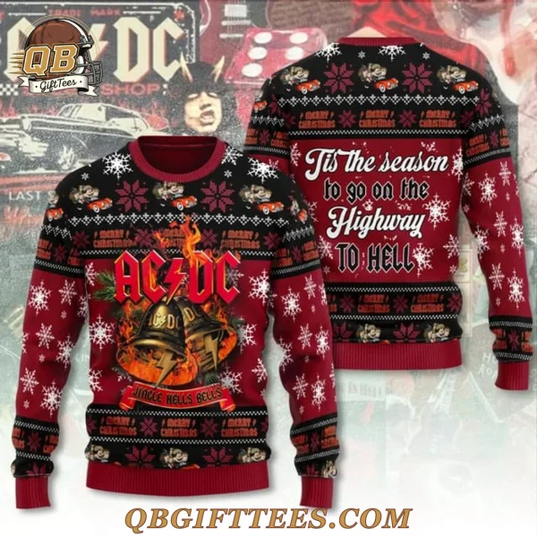 AC/DC Christmas Ugly Sweater