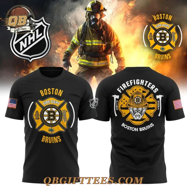 Boston Bruins Firefighter Appreciation Night T-Shirt