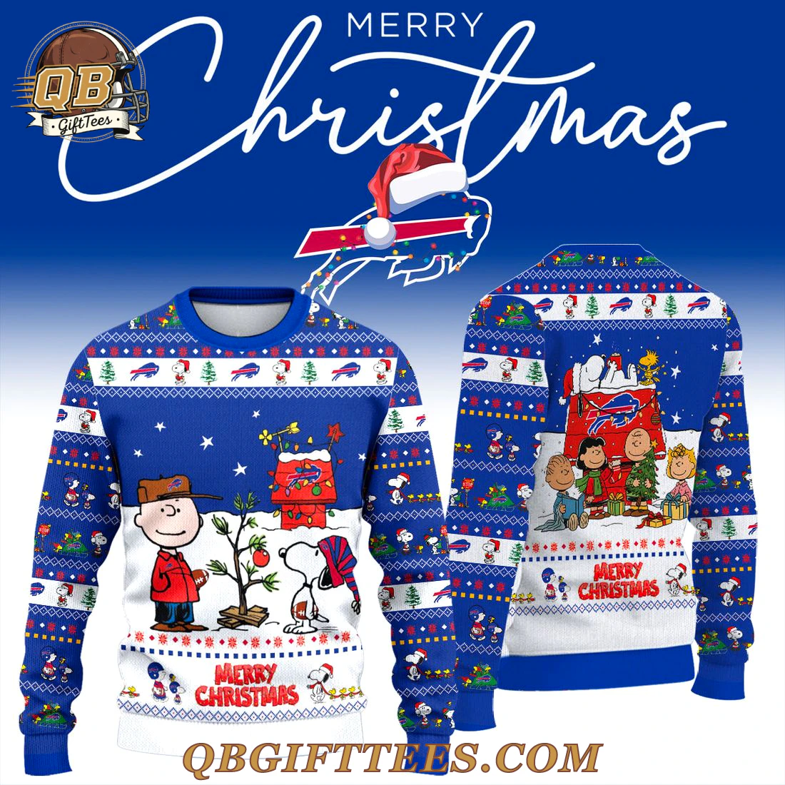 Buffalo Bills 2025 Snoopy Christmas Ugly Sweater Buffalo Bills 2025 Snoopy Christmas Ugly Sweater