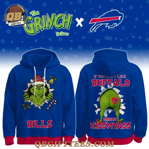 Buffalo Bills x Grinch Naughty Christmas Limited Edition Hoodie