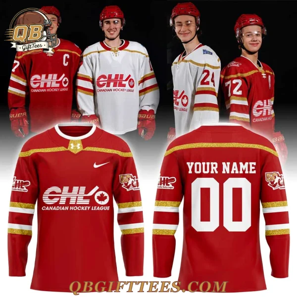 Canadian Hockey League 50th Celebration Custom Name Jersey