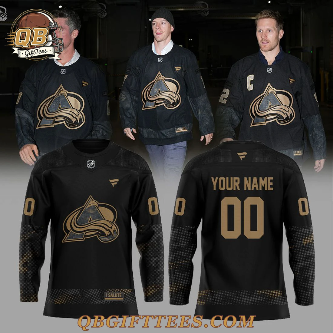 Colorado Avalanche Military Appreciation Night Custom Name Hockey Jersey Colorado Avalanche Military Appreciation Night Custom Name Hockey Jersey