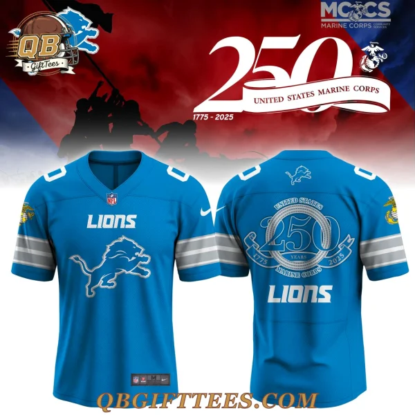 D Lions x Marine Corps 250th Anniversary Baseball Jersey