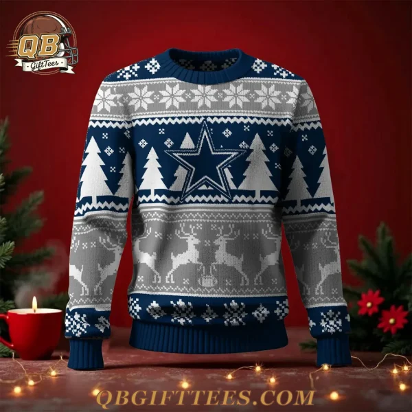 Dallas Cowboys 2025 Christmas Ugly Sweater