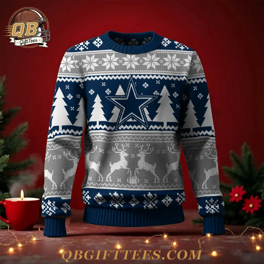 Dallas Cowboys 2025 Christmas Ugly Sweater Dallas Cowboys 2025 Christmas Ugly Sweater