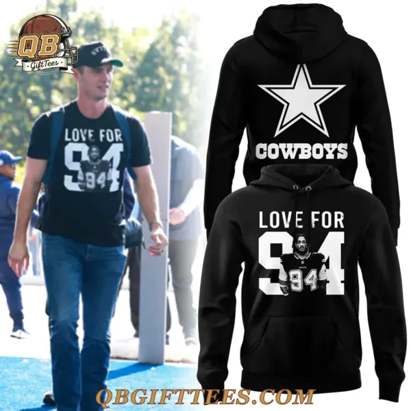 Dallas Cowboys Love For Kneland Marshaw 94 Edition Hoodie