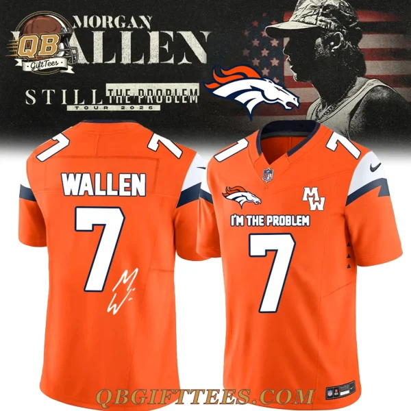 Denver Broncos x Morgan Wallen Football Jersey