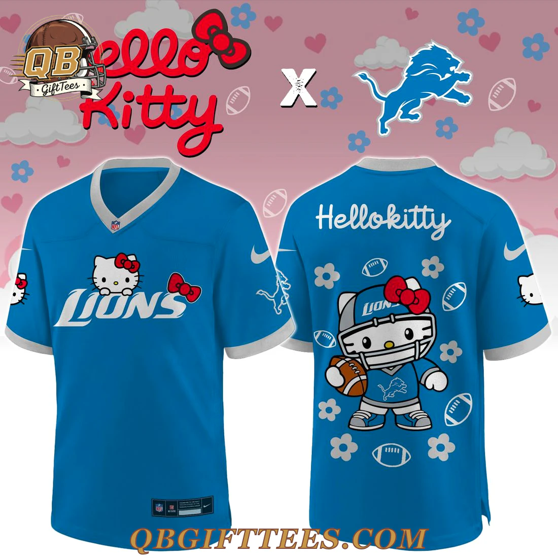 DET Lions x Hello Kitty Limited Edition Jersey DET Lions x Hello Kitty Limited Edition Jersey