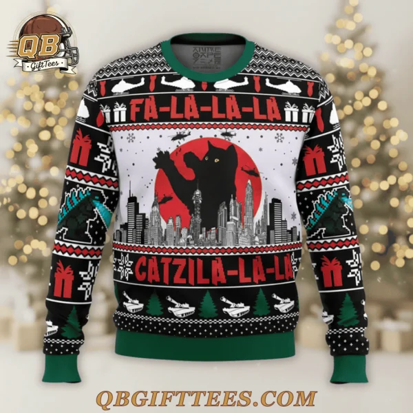 Falalala Catzil-la Christmas Ugly Sweater