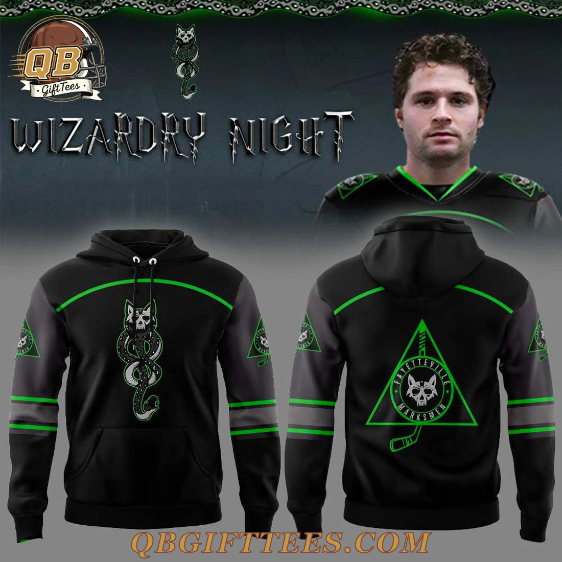 Fayetteville Marksmen Wizardry Night Limited Edition Hoodie Fayetteville Marksmen Wizardry Night Limited Edition Hoodie