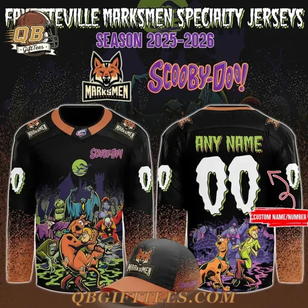 Fayetteville Marksmen x ScooBy-Doo Night 2025 Hockey Jersey