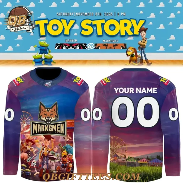 Fayetteville Marksmen x Toy Story 2025 Hockey Jersey