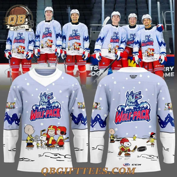 Hartford Wolf Pack x Snoopy Special Edition Hockey Jersey