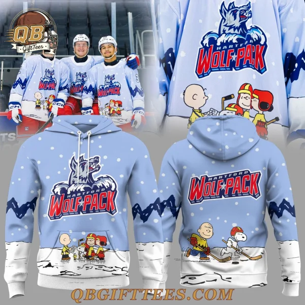 Hartford Wolf Pack x Snoopy Special Edition Hoodie