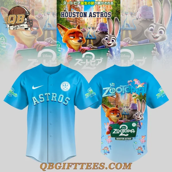Houston Astros x Zootopia 2 Special Edition Baseball Jersey