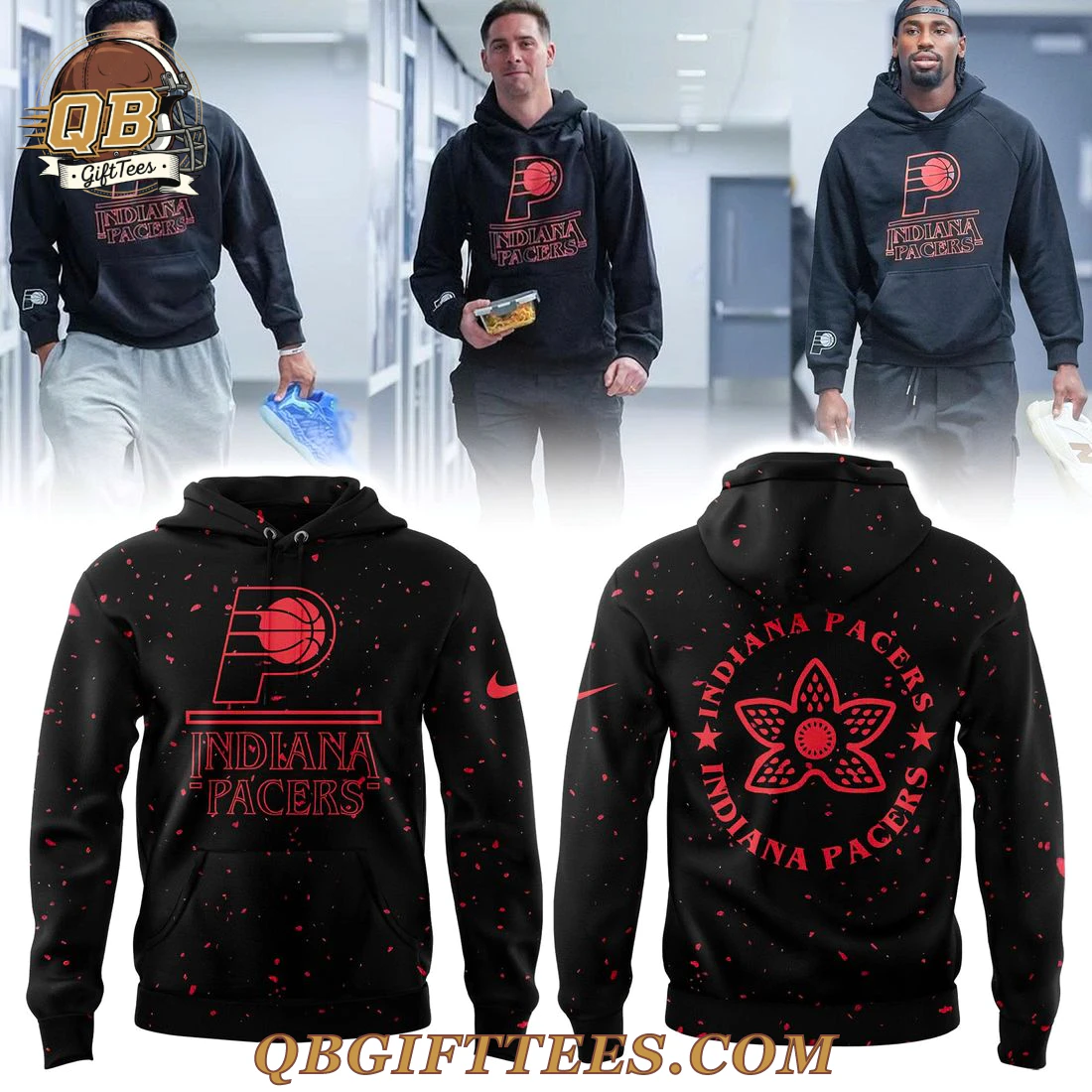 Indiana Pacers Stranger Things Special Edition Hoodie Indiana Pacers Stranger Things Special Edition Hoodie