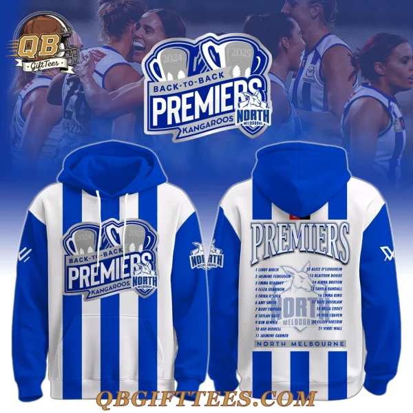 Kangaroos 2025 AFLW Premiers Special Edition Hoodie