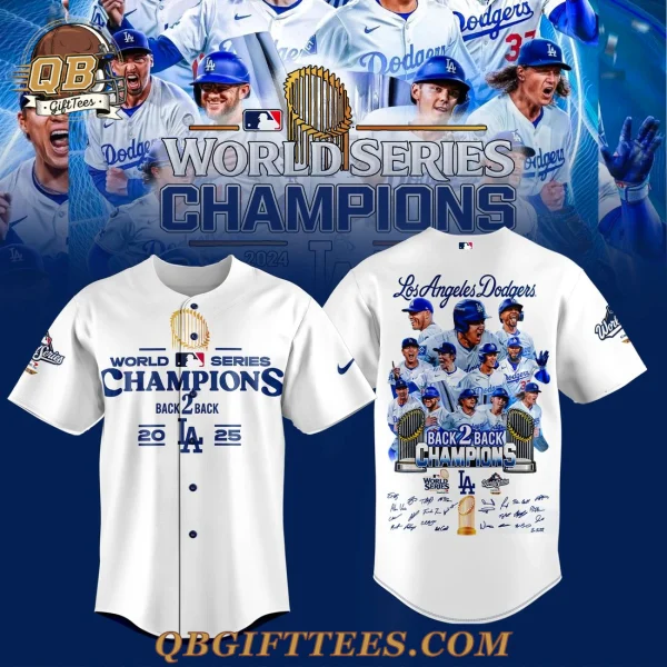 Los Angeles Dodgers 2025 World Series Champions Edition For Fan Jersey