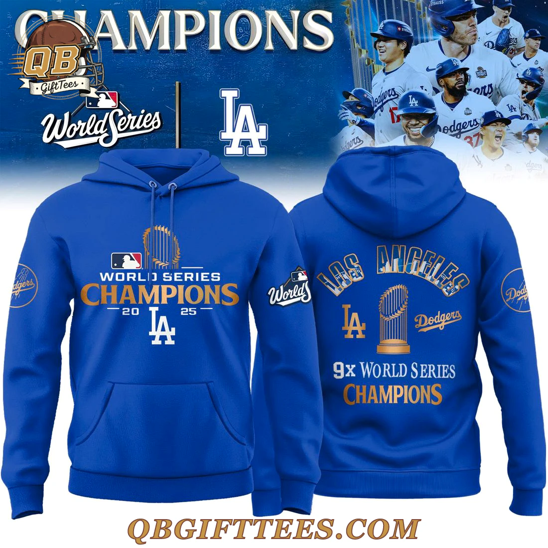 Los Angeles Dodgers 2025 World Series Champions Limited Edition Hoodie Los Angeles Dodgers 2025 World Series Champions Limited Edition Hoodie