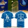 Los Angeles Dodgers Back to Back 2025 World Series Champions Blue T-Shirt Los Angeles Dodgers Back to Back 2025 World Series Champions Blue T-Shirt