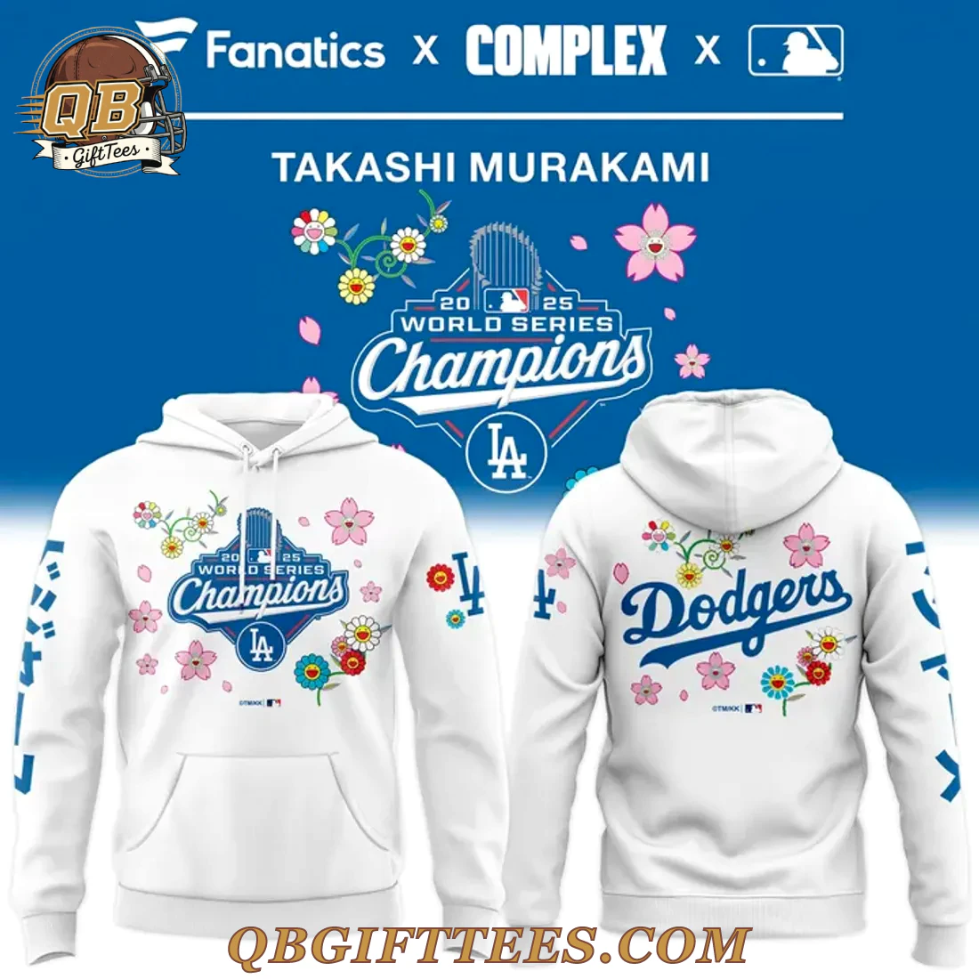 Los Angeles Dodgers x Takashi Murakami World Series Champions 2025 Special Edition Hoodie Los Angeles Dodgers x Takashi Murakami World Series Champions 2025 Special Edition Hoodie