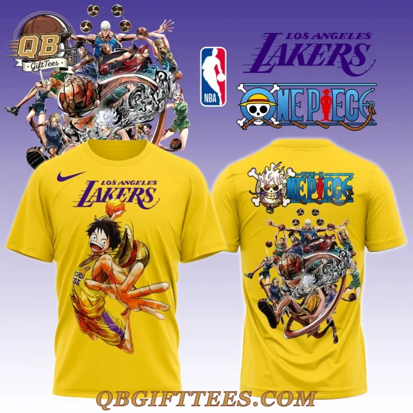 Los Angeles Lakers x  ONE PIECE 2025 Edition T-Shirt