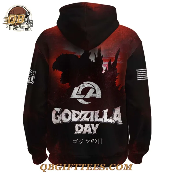 Los Angeles Rams x Happy Godzilla Day Hoodie