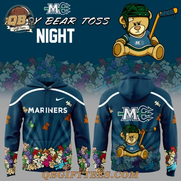 Maine Mariners x Teddy Bear Toss Night 2025 Edition Hoodie