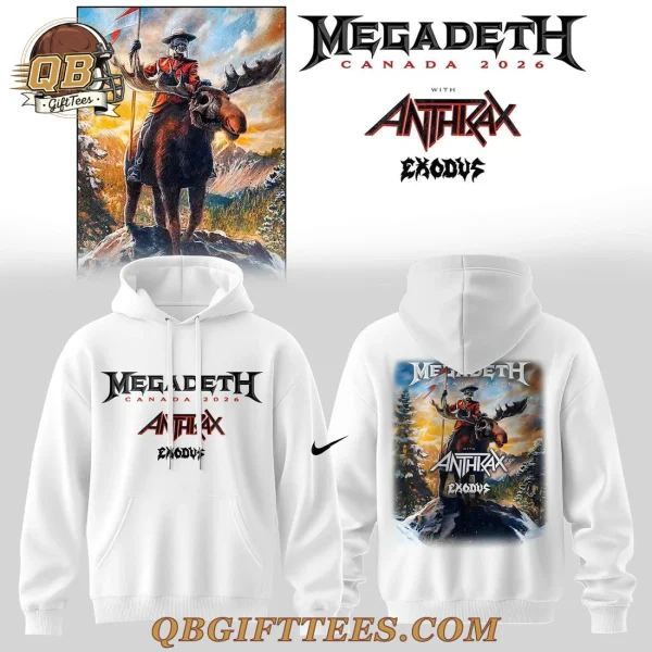 Megadeth Canada 2026 Tour Limited Edition Hoodie