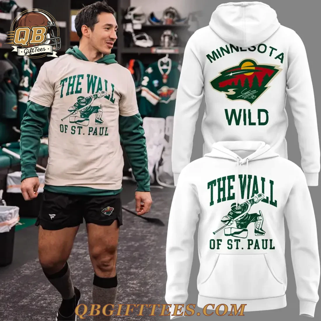 Minnesota Wild The Wall of St. Paul Limited Edition Hoodie Minnesota Wild The Wall of St. Paul Limited Edition Hoodie