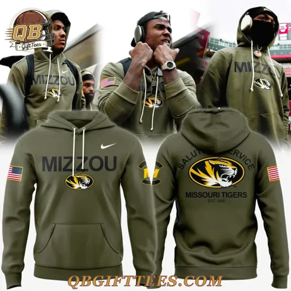 Mizzou Football 2025 NCAA Salute to Service Limited Edition Hoodie