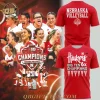 nebraska cornhuskers back to back to back champions 2025 limited edition hoodie 2.webp