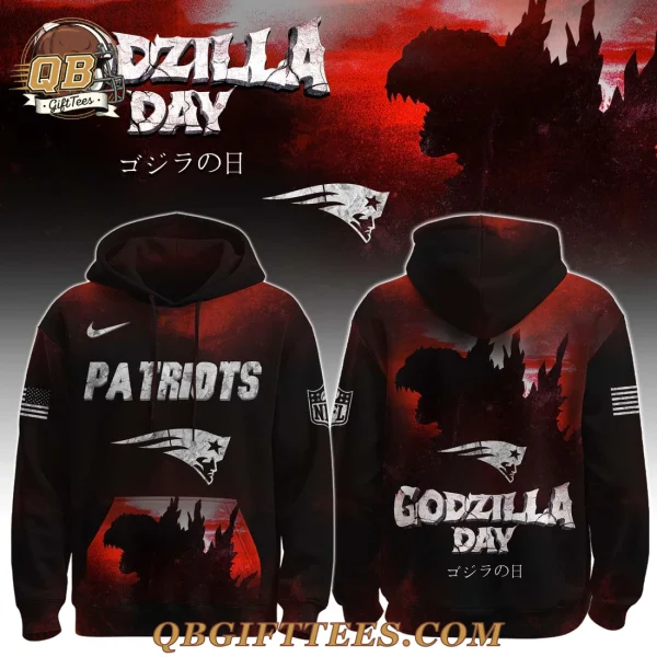 New England Patriots x Happy Godzilla Day Edition Hoodie