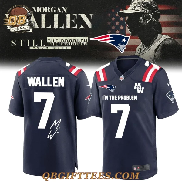 New England Patriots x Morgan Wallen Football Jersey