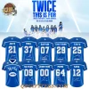 Philadelphia Eagles xTWICE THIS IS FSeattle Seahawks X TWICE THIS IS FOR WORLD TOUR PART II Special Edition JerseyOR WORLD TOUR PART II 2025 Edition Football Jersey
