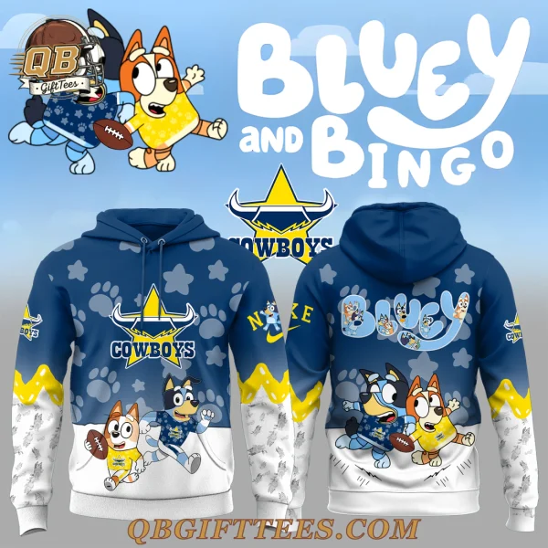 North Queensland Cowboys x Bluey and Bingo Special Edition Hoodie