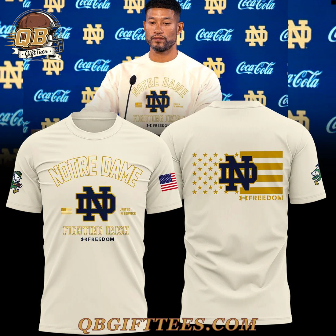 Notre Dame Fighting Irish Freedom Special Edition Shirt Notre Dame Fighting Irish Freedom Special Edition Shirt