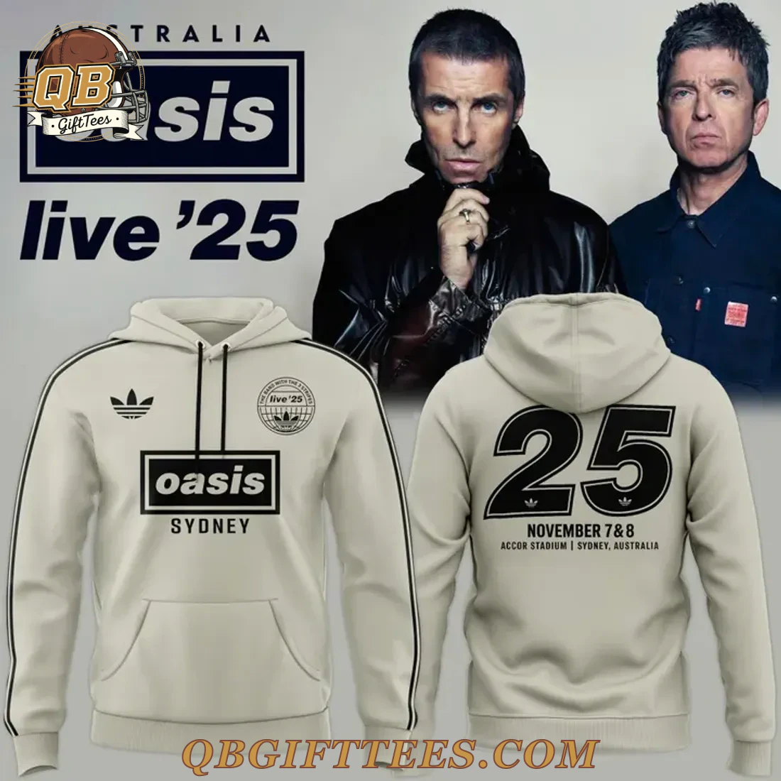 Oasis Live 25 Accor Stadium Sydney Hoodie Oasis Live 25 Accor Stadium Sydney Hoodie