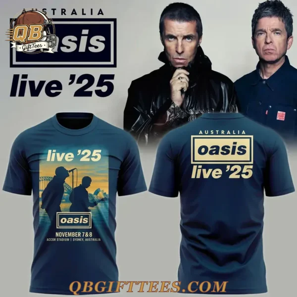 Oasis Live 25 Accor Stadium Sydney Limited Edition Shirt